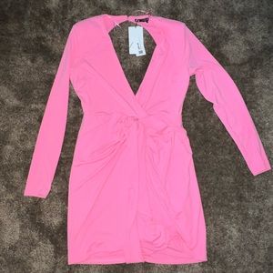 Zara - Pink long sleeve dress